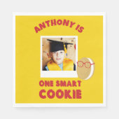 One Smart Cookie Personalisiert Graduation Party Serviette (Vorderseite)