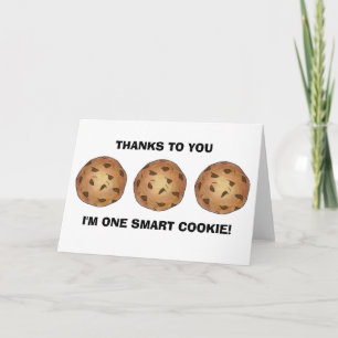 One Smart Cookie Teacher Vielen Dank, dass Sie Ihr Dankeskarte
