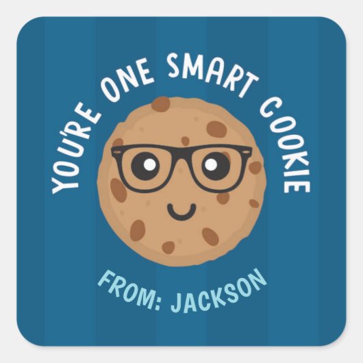 One Smart Cookie Valentine's Day Sticker (Vorderseite)