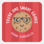 One Smart Cookie Valentine's Day Sticker (Vorderseite)