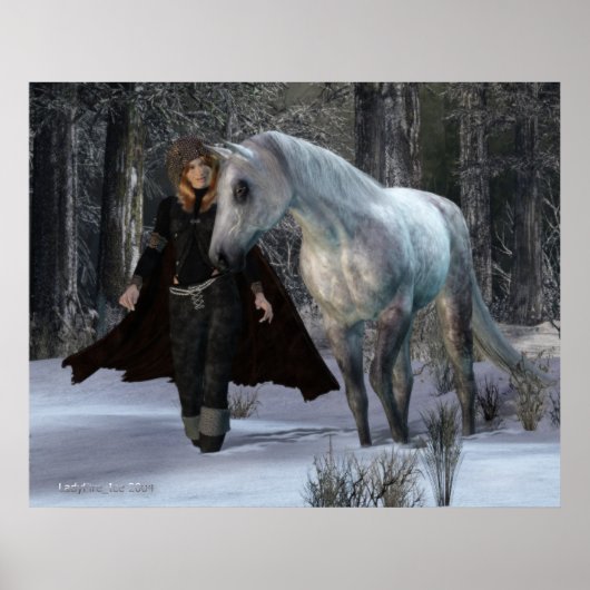 One Snowy Abend Poster (Vorne)