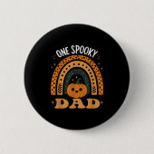 One Soky Dad Dad Matching Family Halloween Costume Button (Vorderseite)