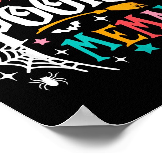 One Soky Memaw Shirt Funny Halloween Soky Grandma Poster (Ecke)