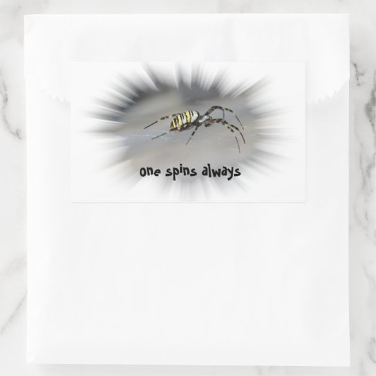 one spins always Aufkleber (Tasche)