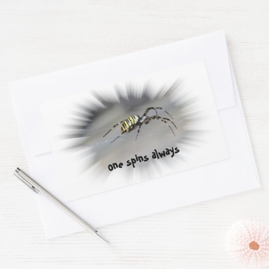 one spins always Aufkleber (Umschlag)