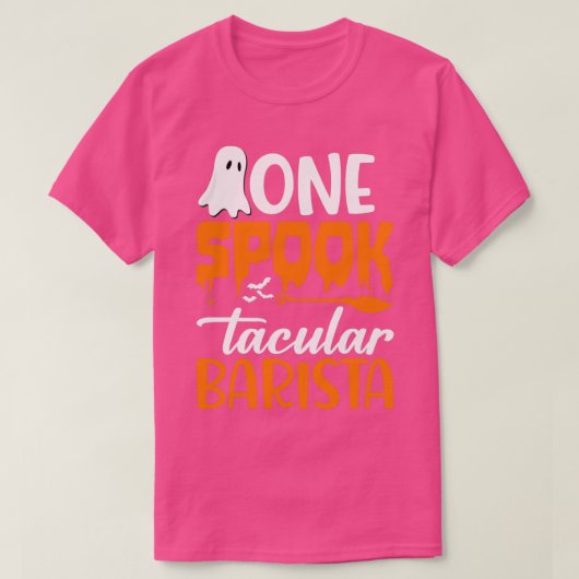 One Spook Barista T-Shirt (Design vorne)
