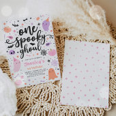 One Spooky Ghoul Cute Halloween Ghost 1st Birthday Einladung