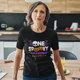 One Spooky Grandma, Fun Halloween Family T-Shirt