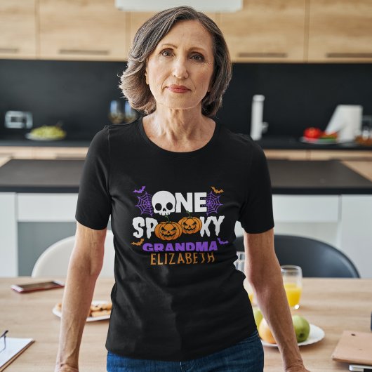 One Spooky Grandma, Fun Halloween Family T-Shirt