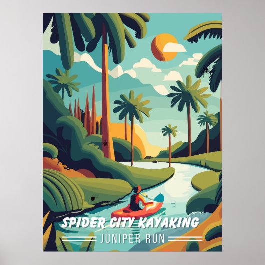 One Star Review Travel Poster des Juniper Run (Vorne)