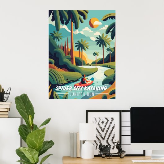 One Star Review Travel Poster des Juniper Run (Heimbüro)