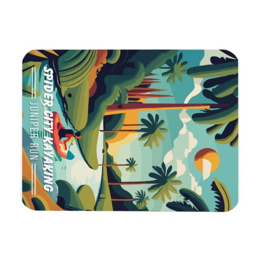 One Star Review Travel Poster des Juniper Run Magnet (Horizontal)