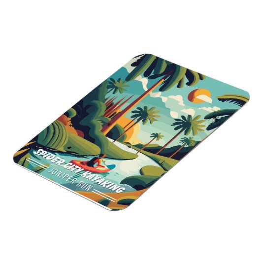 One Star Review Travel Poster des Juniper Run Magnet (Linke Seite)