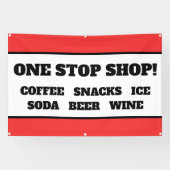 One Stop Shop Geschäftsbanner Banner (Horizontal)