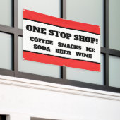 One Stop Shop Geschäftsbanner Banner (Äußeres Gebäude)