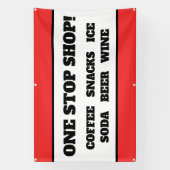 One Stop Shop Geschäftsbanner Banner (Vertikal)