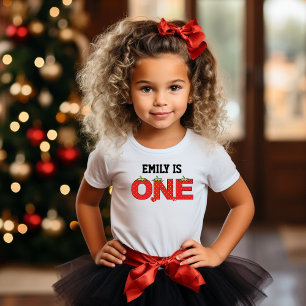 One Strawberry Baby 1. Geburtstag Strawberry Thema Baby T-shirt