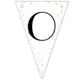 One Sweet Baby Ice Cream Pink Girl Baby Shower Wimpelkette (Zweite Fahne)