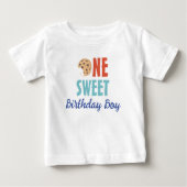 One Sweet Birthday Boy Cookie T - Shirt (Vorderseite)