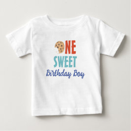 One Sweet Birthday Boy Cookie T - Shirt