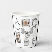 One Sweet Boy Cookie Birthday Party Pappbecher (Vorderseite)