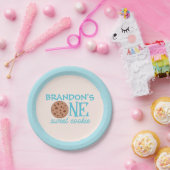 One Sweet Cookie Blue Pappteller (Party)