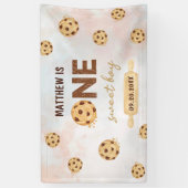 One Sweet Cookie Erste Geburtstagsparty Banner (Vertikal)