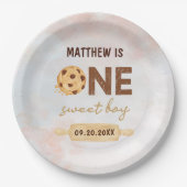 One Sweet Cookie Erste Geburtstagsparty Pappteller (Vorderseite)