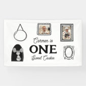 One Sweet Cookie First Birthday Party Banner (Horizontal)