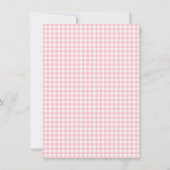 One Sweet Cookie Girl's First Birthday Vielen Dank Dankeskarte (Rückseite)