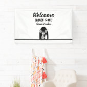 One Sweet Cookie Milk Mouse First Birthday Banner (Insitu)