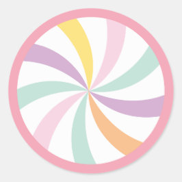 One Sweet First Birthday favor bag Sticker 