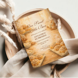 One Sweet Little Bun First Birthday Einladung