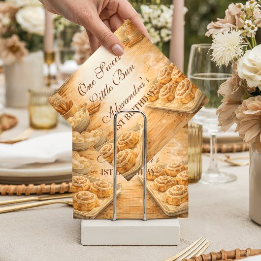 One Sweet Little Bun First Birthday Serviette