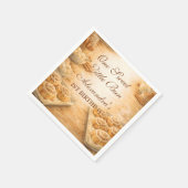 One Sweet Little Bun First Birthday Serviette (Ecke)