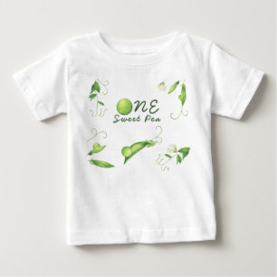 One Sweet Pea Erster Geburtstag Baby T-shirt