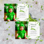 One Sweet Pea Erster Geburtstag Dankeskarte