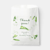 One Sweet Pea First Birthday Geschenktütchen (Vorderseite)