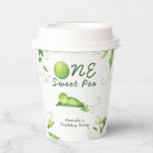One Sweet Pea First Birthday Pappbecher (Vorderseite)