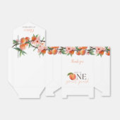 One Sweet Peach 1. Geburtstag Geschenkschachtel (Ungefaltet)