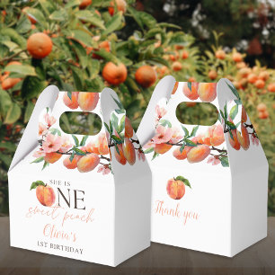 One Sweet Peach 1. Geburtstag  Geschenkschachtel