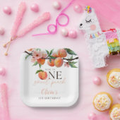 One Sweet Peach 1. Geburtstag Pappteller (Party)