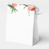 One Sweet Peach 1st Birthday  Geschenkschachtel (Rückseite)