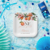 One Sweet Peach 1st Birthday  Pappteller (Party)