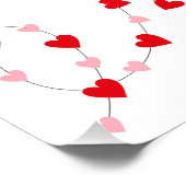 One Sweet Valentine First Birthday Decorations Poster (Ecke)