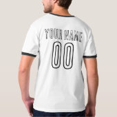 One Team One Goal – Custom Sport Tee (Schwarz voll)