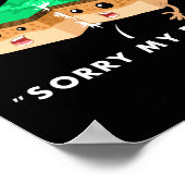 One Tectonic Plate Bumped Into Another T Shirt  Poster (Ecke)