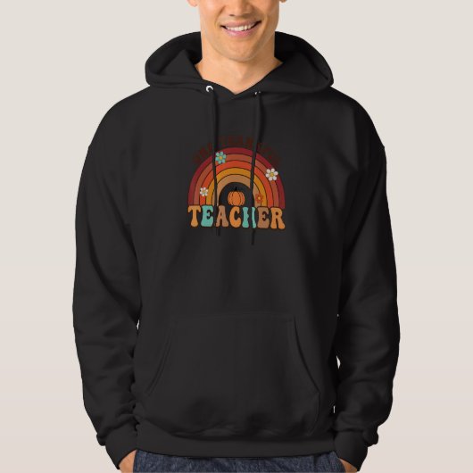 One Thankful Kindergarten Teacher Thanksgiving Rai Hoodie (Vorderseite)
