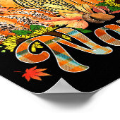 One Thankful Nana Pumpkin Fall Autumn Thanksgiving Poster (Ecke)