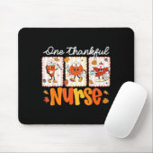 One Thankful Nurse Thanksgiving Turkey Day Nurse G Mousepad (Mit Mouse)